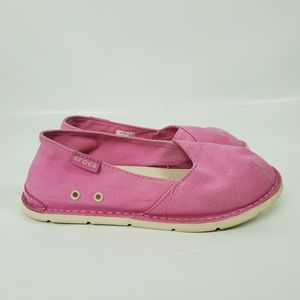 CROCS Canvas Slip On Lightweight Loafers